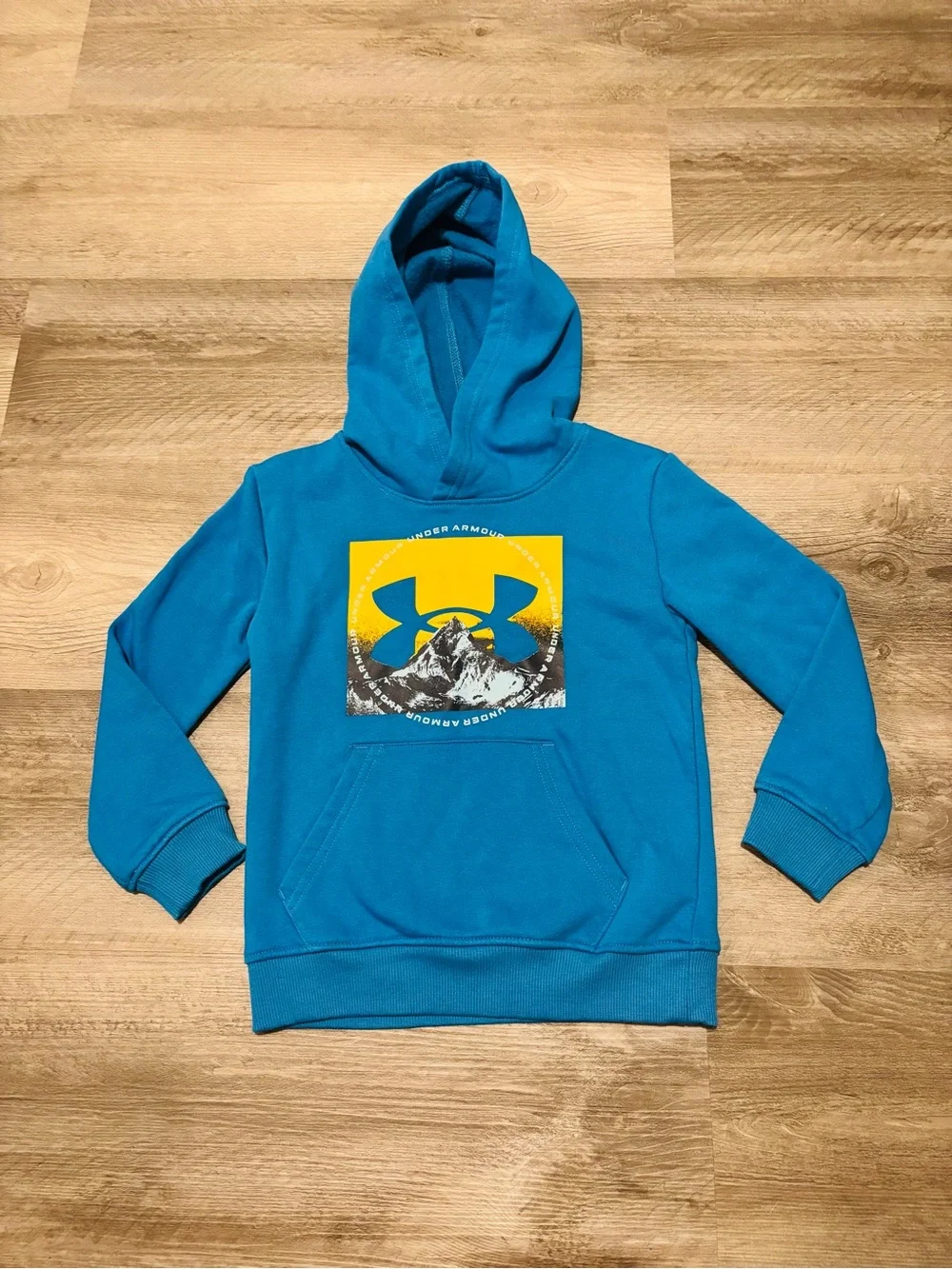 Under Armour Kids Blue Hoodie & Navy Joggers Set boys size 4